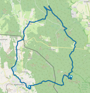 Karte der Tour