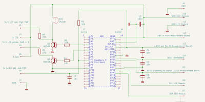 Schaltbild des Pico - Boards.