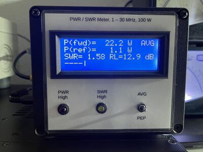 Das fertige Gerät im Betrieb.